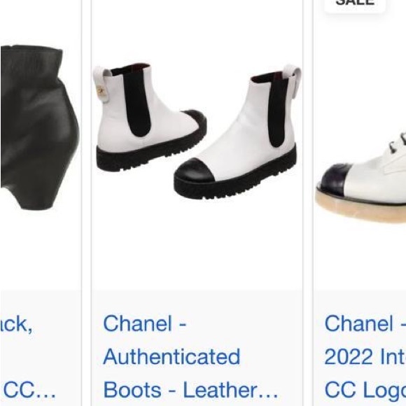 Authentic Chanel booties, worn once , logos on it perfect condition ! - Picture 11 of 11